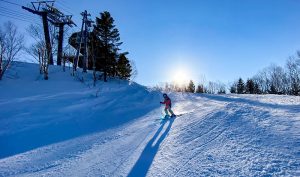 スキー場は紫外線の強いところ
