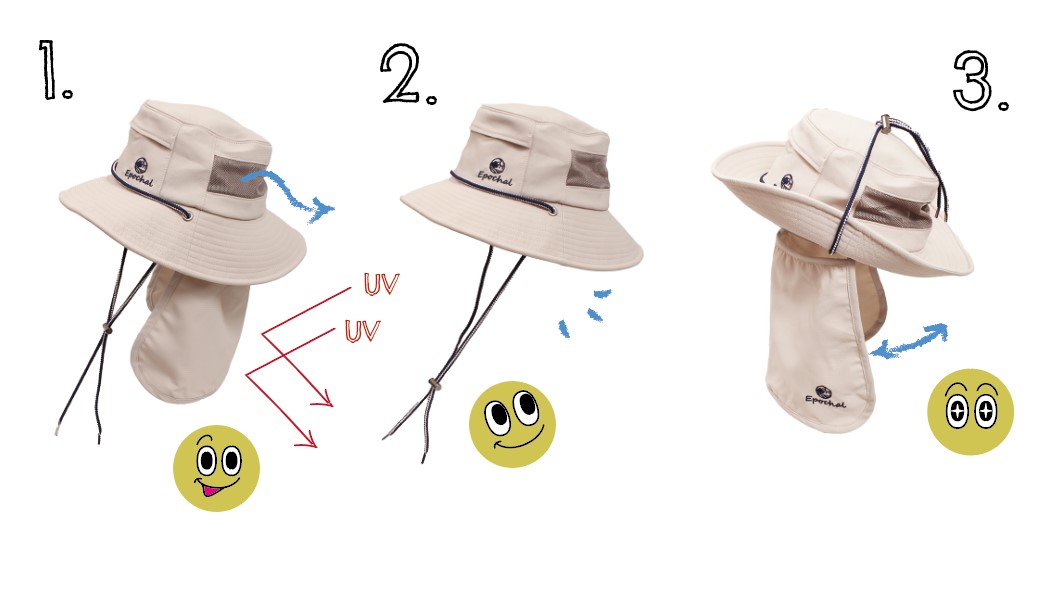 UVカット帽子　エポカル