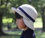 3WAY遮熱＆UVカット制帽　軽量ヘルメット入り　通学帽子　株式会社ピーカブー