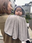 ベビーケープは赤ちゃんをしっかり覆います