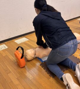 慈恵医大　救命救急講座にて　株式会社ピーカブー　松成紀公子