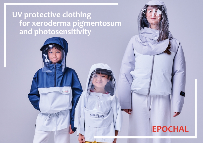 色素性乾皮症のためのファン付きUV防護服 Sun-protection clothing for XP